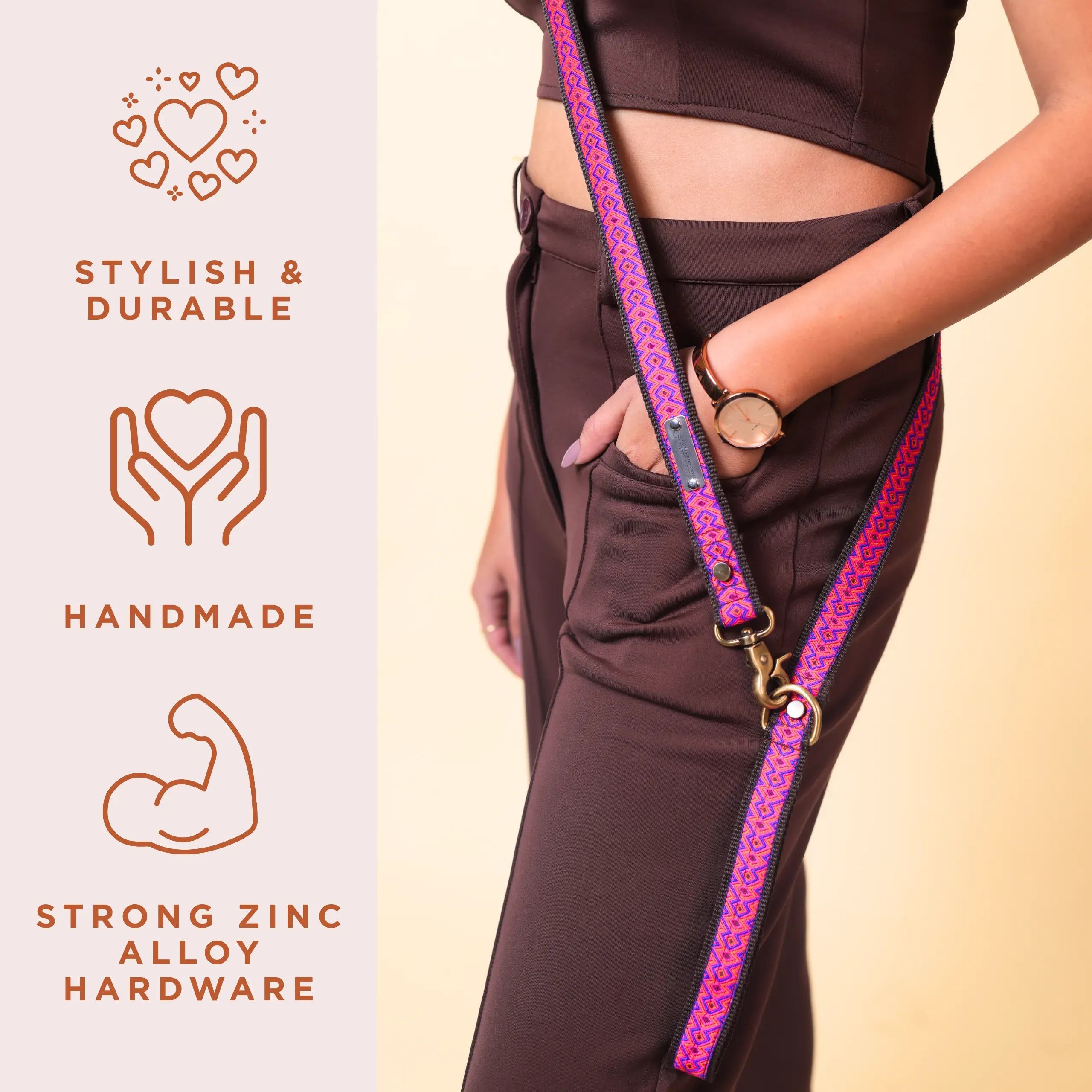 Heavy Duty Dog Training Leash with Comfortable Grip Handle